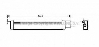 AVA QUALITY COOLING bw3266 -  масляный радиатор, двигательное масло